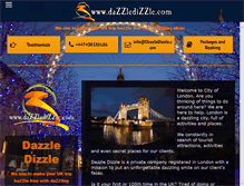 Tablet Screenshot of dazzledizzle.com